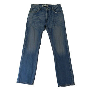 Levi's 505 jeans Men's 34 x 32 regular fit straight blue denim pants cotton